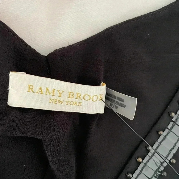 Ramy Brook silk beaded top - Picture 4 of 8